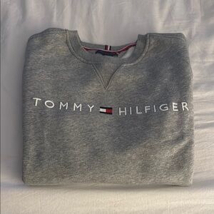 Tommy Hilfiger Gray Crewneck Sweater